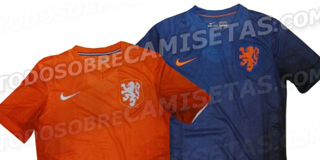 Bocoran Jersey: Belanda Piala Dunia 2014