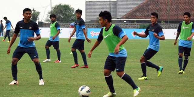 Cedera, Dalmiansyah Absen Latihan Bersama Timnas U-19