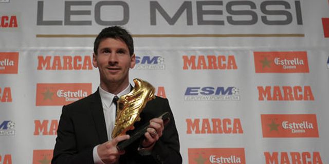 Dapatkan Sepatu Emas, Messi Cetak Rekor Lagi Dapatkan Sepatu Emas, Messi Cetak Rekor Lagi