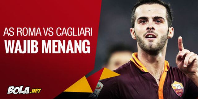 Preview: AS Roma vs Cagliari, Wajib Menang