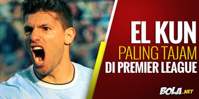 Resmi, Aguero Striker Tertajam di Premier League Resmi, Aguero Striker Tertajam di Premier League
