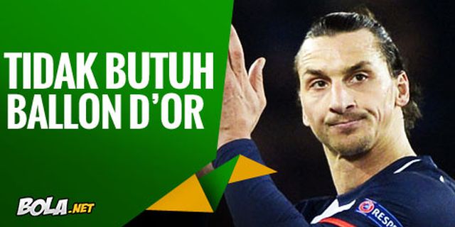 Ibra: Ballon d'Or Tidak Penting