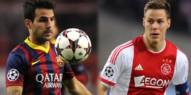 Barca Keok, Fabregas Dicibir Bek Ajax