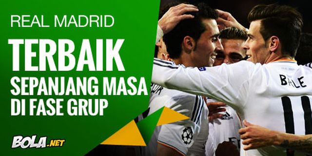 Real Madrid, Terbaik Sepanjang Masa di Fase Grup Eropa Real Madrid, Terbaik Sepanjang Masa di Fase Grup Eropa