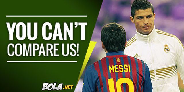 Lagi, Ronaldo Ogah Dibandingkan Messi