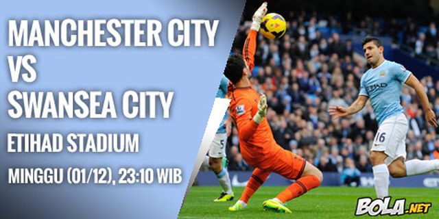 Preview: City vs Swansea, Tak Sebanding