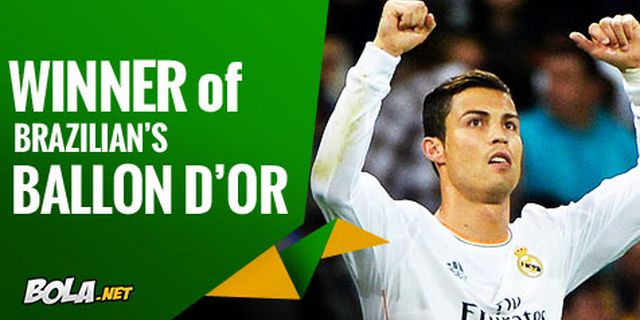 Ronaldo Raih Ballon d'Or ala Brasil