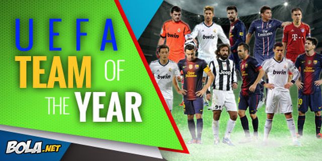 Nominasi UEFA Team Of The Year 2013 Nominasi UEFA Team Of The Year 2013