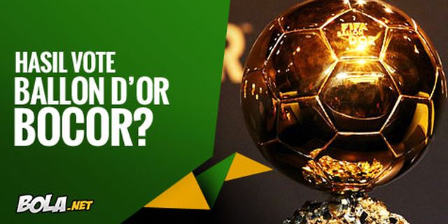 Hasil Vote Ballon d'Or Bocor? Hasil Vote Ballon d'Or Bocor?