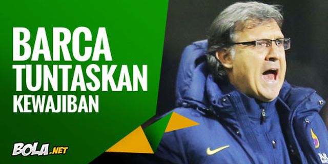 Martino: Barca Tuntaskan Kewajiban 