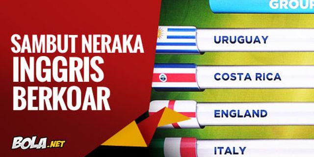 Sambut Grup Neraka, Inggris Berkoar