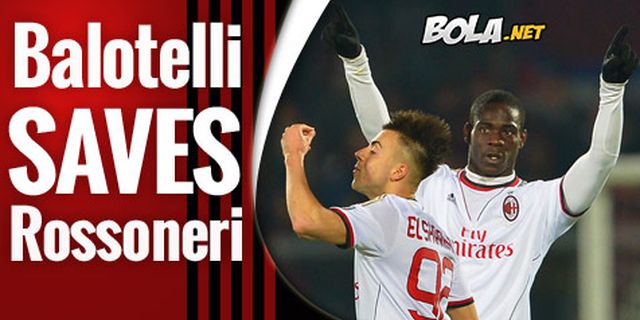 Review: Balotelli Selamatkan Milan Review: Balotelli Selamatkan Milan