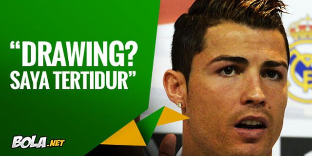 Ronaldo: Drawing? Saya Tertidur Ronaldo: Drawing? Saya Tertidur
