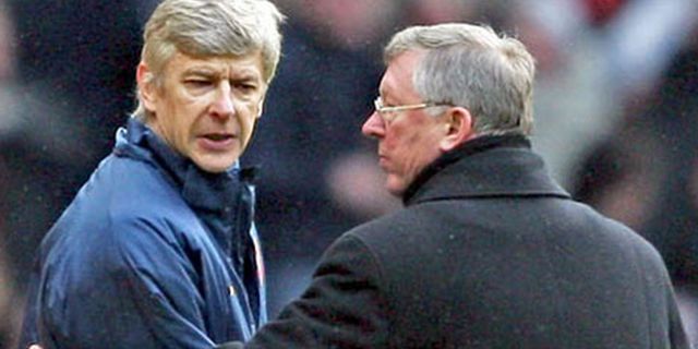 Wenger, Ferguson, Moyes Akur Foto Bersama
