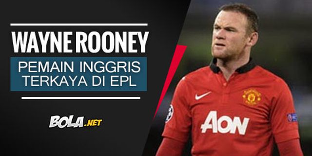 Wayne Rooney, Pemain Inggris Terkaya di Premier League Wayne Rooney, Pemain Inggris Terkaya di Premier League