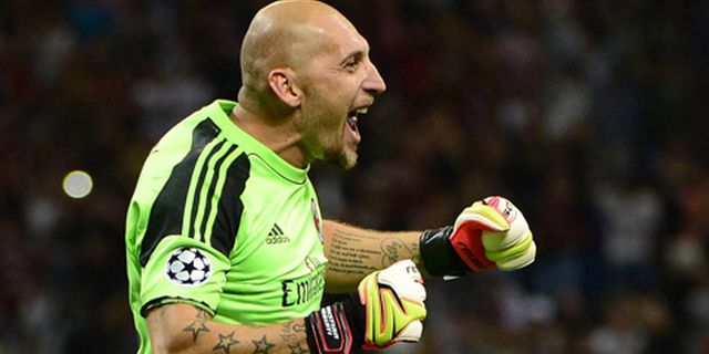 Abbiati Sudah Dapat 'Isyarat' Gawangnya Takkan Dibobol Ajax