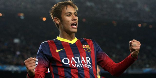 Neymar Nyaris Menangis Namanya Diteriakkan di Camp Nou