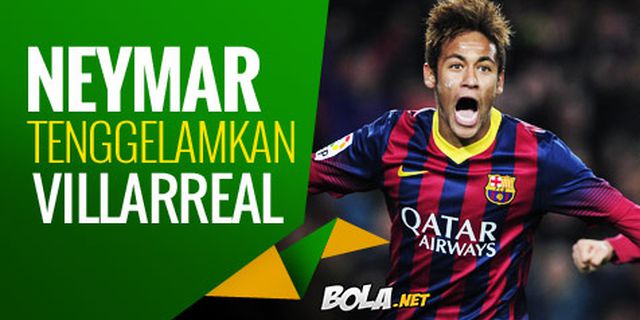 Review: Dwigol Neymar Tenggelamkan Villarreal