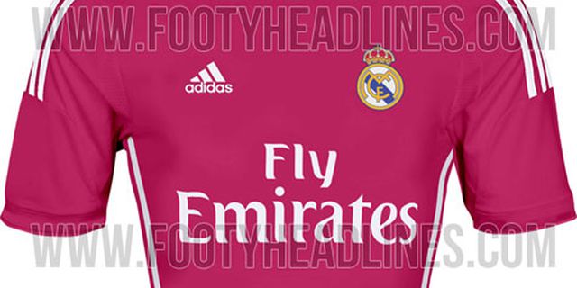 Pink Jadi Warna Jersey Tandang Real Madrid 2014-15 Pink Jadi Warna Jersey Tandang Real Madrid 2014-15