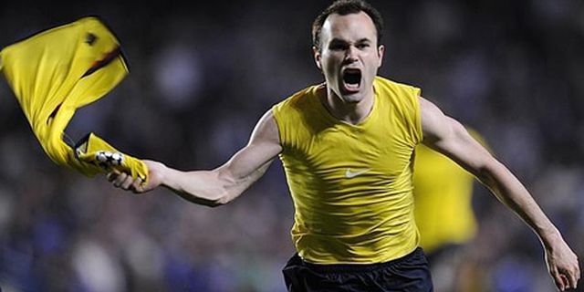 Iniesta Anyari Kontrak, Barca Kenang Stamford Bridge 2009 Iniesta Anyari Kontrak, Barca Kenang Stamford Bridge 2009