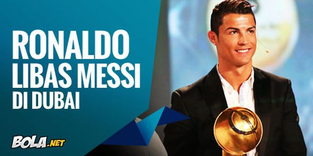 Libas Messi, Ronaldo Sabet Globe Soccer Award