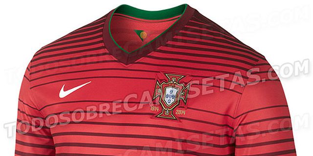 Bocoran Jersey Home Portugal Piala Dunia 2014