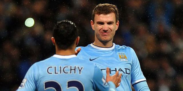 Dzeko: Aguero Kembali, Ini Luar Biasa