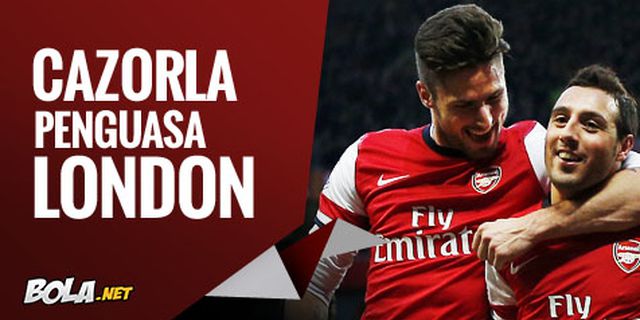 Review: Brace Cazorla Buat Arsenal Kuasai London Review: Brace Cazorla Buat Arsenal Kuasai London