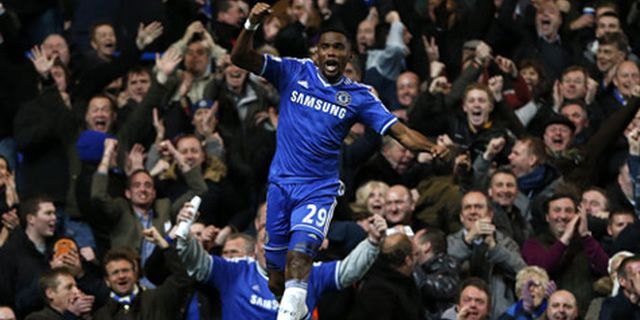 Eto'o Jadi Pemain Keempat Yang Cetak Hattrick ke Gawang United