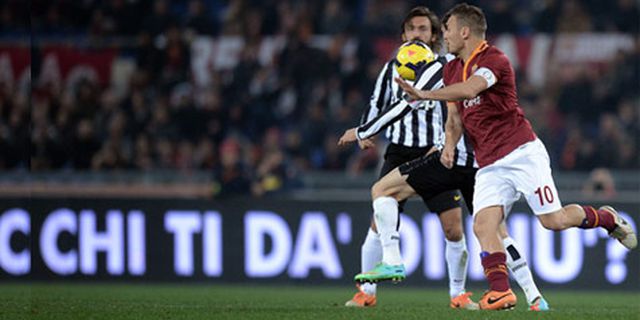 Totti: Kami Buktikan Kami Selevel Juventus Totti: Kami Buktikan Kami Selevel Juventus