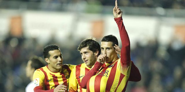 Review: Hat-trick Tello Bawa Barca Hancurkan Levante Review: Hat-trick Tello Bawa Barca Hancurkan Levante