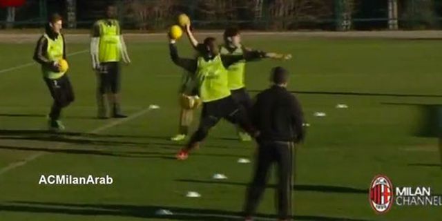 Inilah Permainan Dodgeball di Latihan Milan ala Seedorf