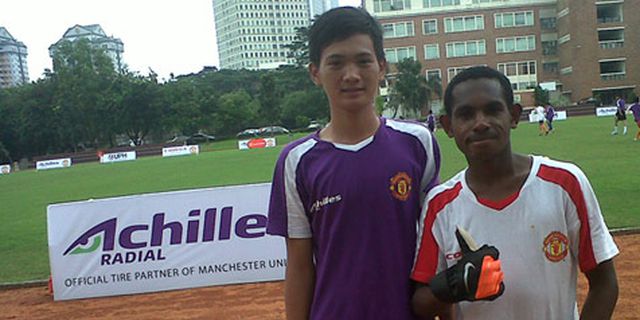 Boaz dan Evan Dimas Idola di United Training PT MASA