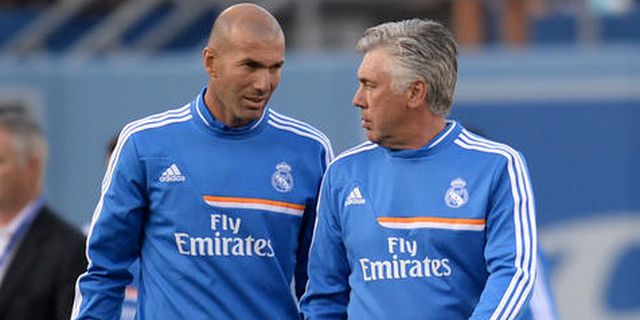 Zidane Bersyukur Dapat Bimbingan Ancelotti & Perez