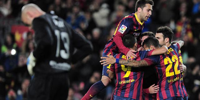 Highlights La Liga: Barcelona 3-0 Malaga