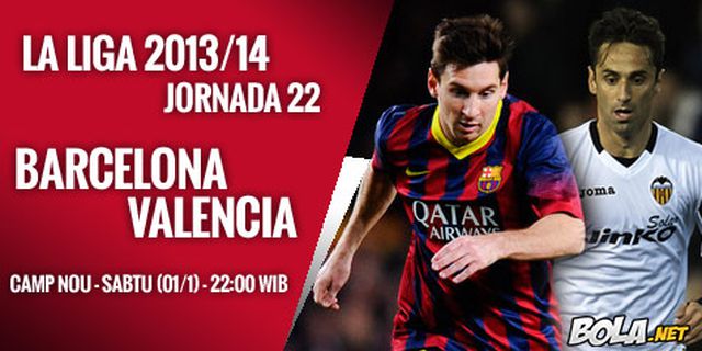 Preview: Barcelona vs Valencia, Superioritas Barca