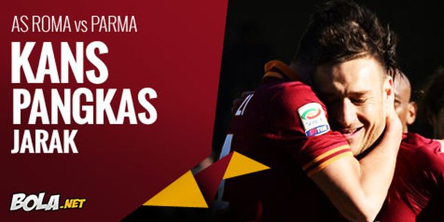 Preview: AS Roma vs Parma, Kans Pangkas Jarak