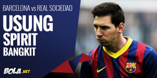 Preview: Barcelona vs Sociedad, Usung Spirit Bangkit