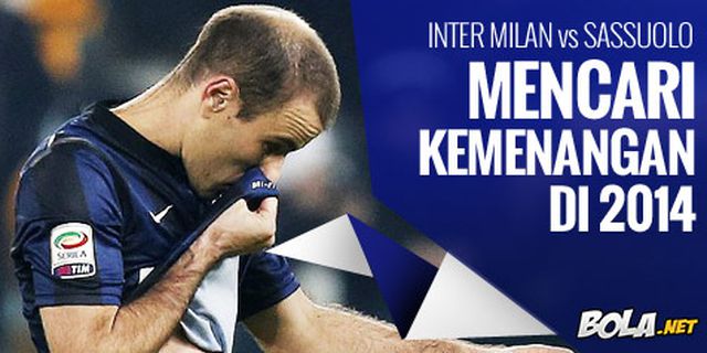 Preview: Inter Milan vs Sassuolo, Incar Menang di 2014 Preview: Inter Milan vs Sassuolo, Incar Menang di 2014