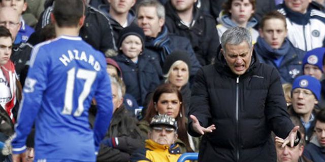 Mourinho: Chelsea Kalah Karena Hazard Tidak Maksimal