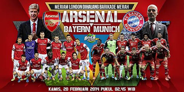 Preview: Arsenal vs Bayern, Perang Diperbarui! Preview: Arsenal vs Bayern, Perang Diperbarui!