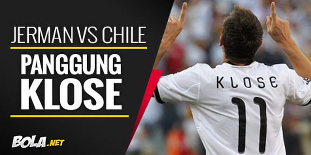 Preview: Jerman vs Chile, Pecahkan Rekor, Klose!