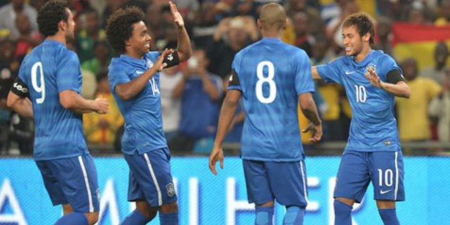 Review: Hattrick Neymar Pimpin Pesta Gol Brasil Review: Hattrick Neymar Pimpin Pesta Gol Brasil