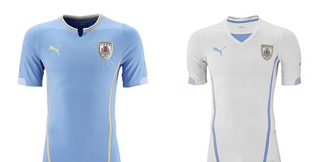 Detail Jersey Home dan Away Uruguay Piala Dunia 2014 Detail Jersey Home dan Away Uruguay Piala Dunia 2014