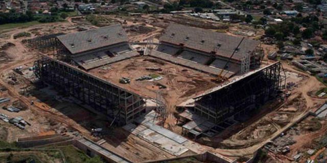 Salah Satu Stadion Piala Dunia Baru Kelar Mei