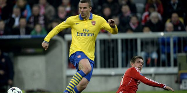 Podolski: Gol Saya Sah, Jangan Dipermasalahkan Podolski: Gol Saya Sah, Jangan Dipermasalahkan