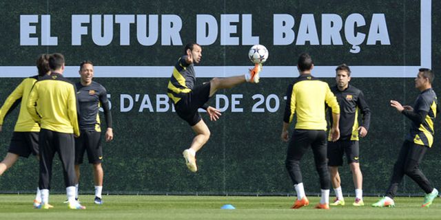 Persiapan Tempur di Camp Nou Persiapan Tempur di Camp Nou