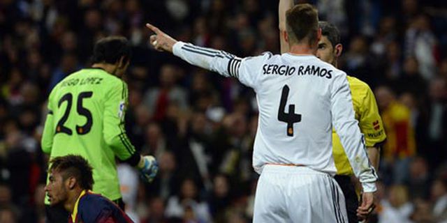 Real Madrid Akan Banding Kartu Merah Ramos