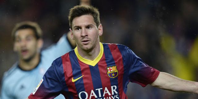 Messi Sambut Bocah Korban Tsunami Jepang Messi Sambut Bocah Korban Tsunami Jepang