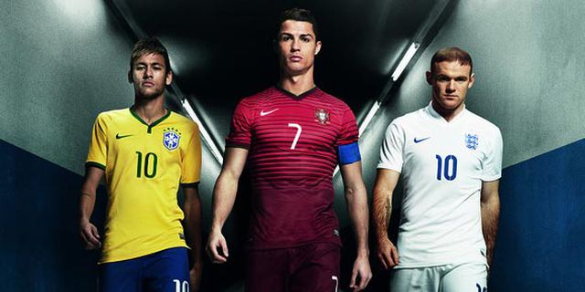 Ketika Ronaldo, Rooney dan Neymar Bersatu